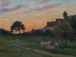 maximilien luce - rolleboise crepuscule 1924
